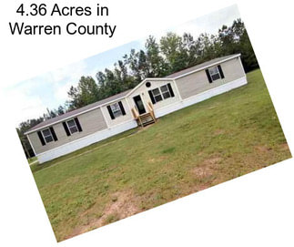 4.36 Acres in Warren County