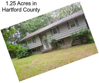 1.25 Acres in Hartford County