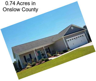 0.74 Acres in Onslow County