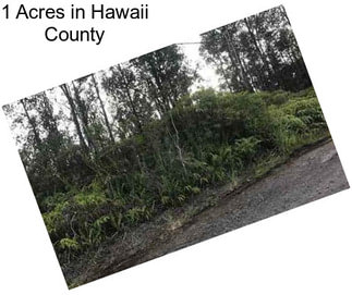 1 Acres in Hawaii County