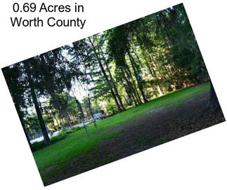 0.69 Acres in Worth County