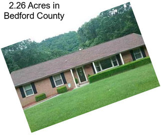 2.26 Acres in Bedford County