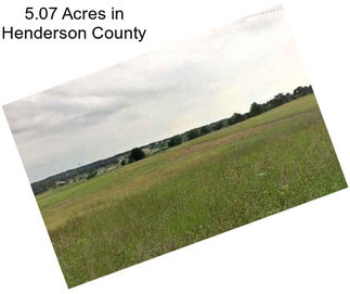 5.07 Acres in Henderson County