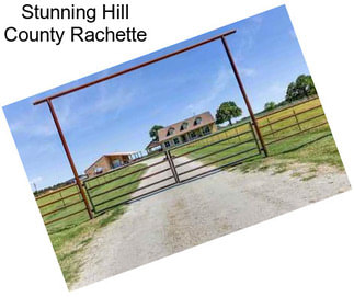 Stunning Hill County Rachette