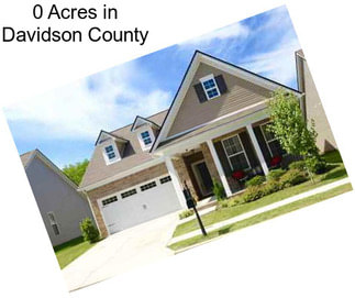 0 Acres in Davidson County