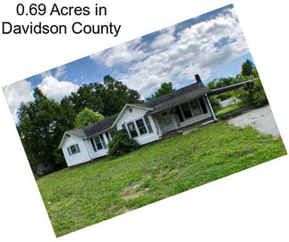 0.69 Acres in Davidson County