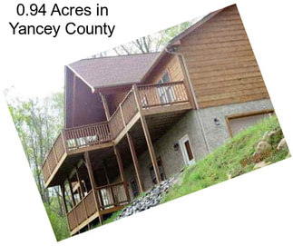 0.94 Acres in Yancey County