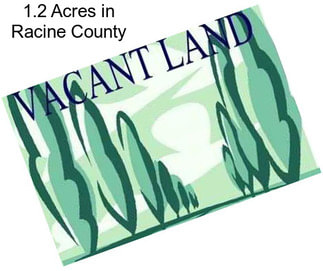 1.2 Acres in Racine County