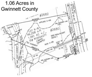 1.06 Acres in Gwinnett County