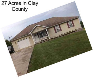 27 Acres in Clay County