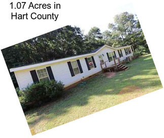 1.07 Acres in Hart County