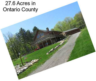 27.6 Acres in Ontario County