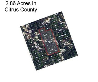 2.86 Acres in Citrus County