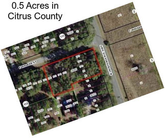 0.5 Acres in Citrus County