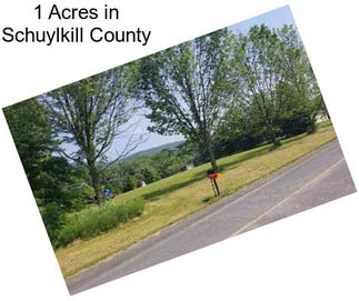 1 Acres in Schuylkill County