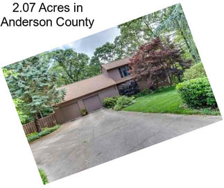 2.07 Acres in Anderson County