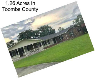 1.26 Acres in Toombs County