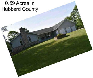 0.69 Acres in Hubbard County