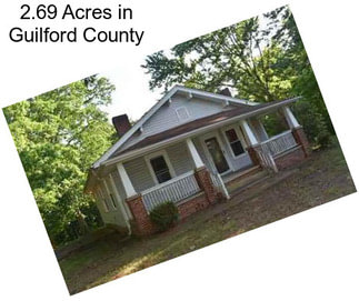 2.69 Acres in Guilford County