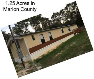 1.25 Acres in Marion County