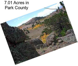 7.01 Acres in Park County