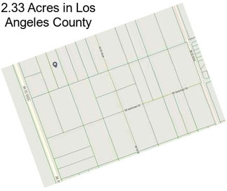 2.33 Acres in Los Angeles County