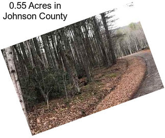 0.55 Acres in Johnson County