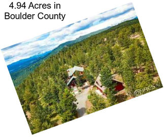 4.94 Acres in Boulder County