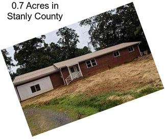 0.7 Acres in Stanly County