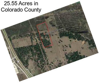 25.55 Acres in Colorado County
