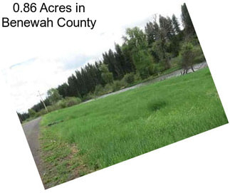 0.86 Acres in Benewah County