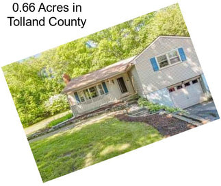 0.66 Acres in Tolland County