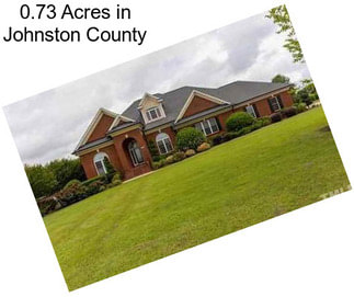 0.73 Acres in Johnston County