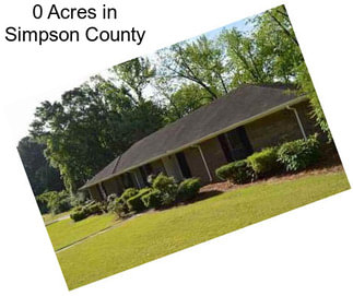 0 Acres in Simpson County