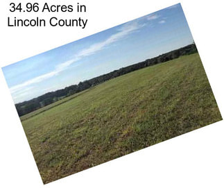 34.96 Acres in Lincoln County