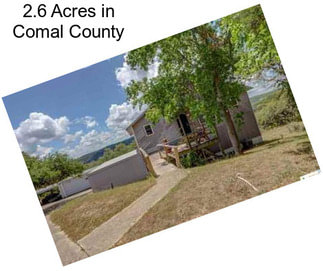 2.6 Acres in Comal County