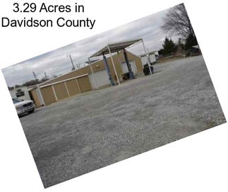 3.29 Acres in Davidson County