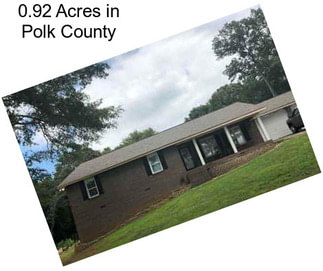 0.92 Acres in Polk County