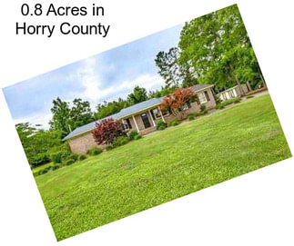 0.8 Acres in Horry County