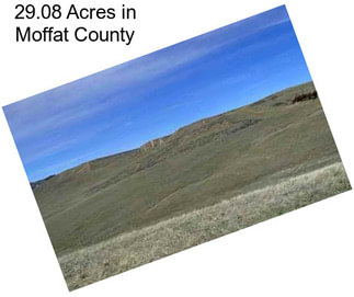 29.08 Acres in Moffat County