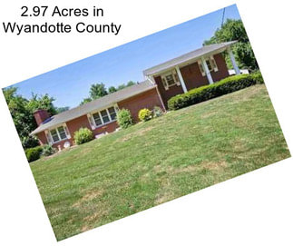 2.97 Acres in Wyandotte County