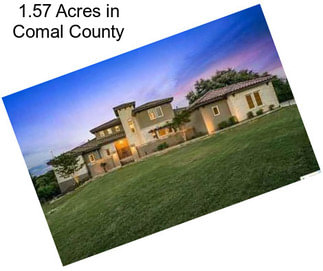 1.57 Acres in Comal County