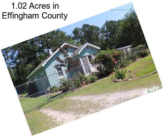 1.02 Acres in Effingham County