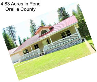 4.83 Acres in Pend Oreille County