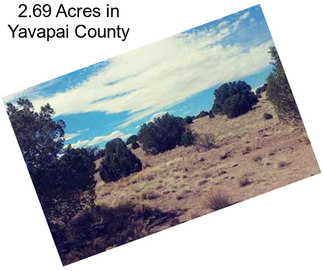 2.69 Acres in Yavapai County