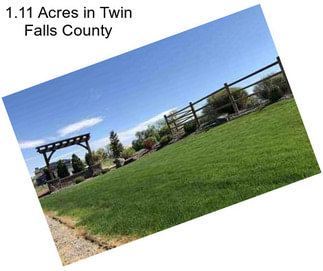 1.11 Acres in Twin Falls County