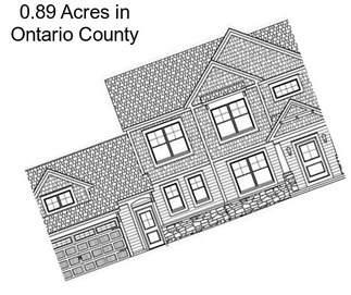 0.89 Acres in Ontario County