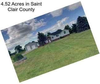 4.52 Acres in Saint Clair County