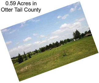 0.59 Acres in Otter Tail County