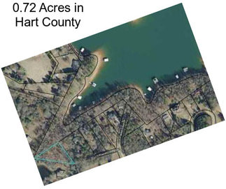 0.72 Acres in Hart County